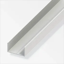 Alfer - Rechteck-U-Profil 11,5 x 19,5 x 1000 mm weiß Kunststoff Profile u Schiene