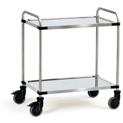 Edelstahl-Servierwagen 5017, Tragkraft 120kg - natur