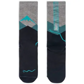 Buff Merino Lightweight Crew Sock 1 Blau 36-38