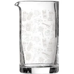 Rührglas Tiki / Verziert - 700 ml - Tiki Motive
