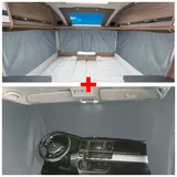 BREMER SITZBEZÜGE Blickdichtes Gardinen-Set für Mercedes Vito V Klasse W447 Blackout