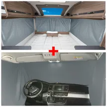 BREMER SITZBEZÜGE Blickdichtes Gardinen-Set für Mercedes Vito V Klasse W447 Blackout