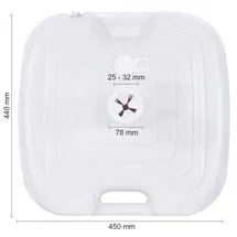 Schneider Schirmständer PE 20 L Weiß