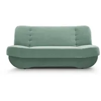 MOEBLO Schlafsofa Pafos, Sofa Kippsofa Klappsofa Click-Clack, Couch Polstermöbel Sitzmöbel Wohnzimmermöbel 2-Sitzer-Sofa Stoffsofa, mit Relaxfunktion grün