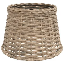 vidaXL Lampenschirm Braun Ø25x17 cm Korbweide