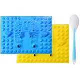 Furtryvl Fußmassagegerät, rutschfeste Fußmassagematte, Fußmassagematte, tragbare Massage-Fußmatte, Druckpunktmatte für Zuhause, Firmenreisen