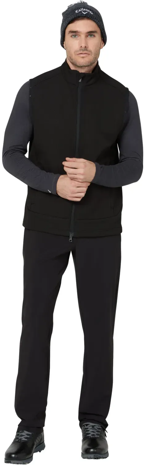 Callaway Weste Dobby Sherpa Interior, schwarz