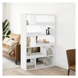 vidaXL Raumteiler Weiß 100x33x156,5 cm Holzwerkstoff