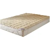 Traumschlaf Nature Lammflor Unterbett Wende-Matratzenauflage 200 x 200 cm beige