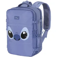 Karactermania Disney Lilo Stitch Face Mercury 40x20x25 Cm Rucksack Handgepäck Flugzeug 40x20x25cm, Blau, Kapazität 20 L