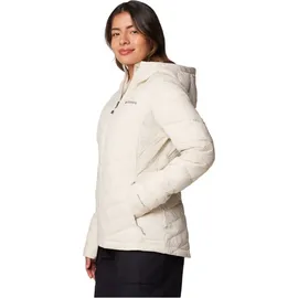 Columbia Joy Peak II Hooded Jacket W 2089041278, Women Jackets, Beige, - Kunstfaserjacke - Damen, Dark Stone L