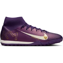 Nike Mercurial Superfly 10 Academy Kylian Mbappé TF Multinocken-Fußballschuhe Herren 500 - grand purple/pale ivory 36