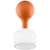 PULOX Schröpfglas aus Echtglas braun 62mm 1 St
