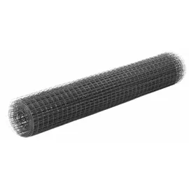 vidaXL Drahtzaun 100 x 100 cm Grau/Stahl