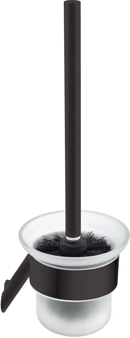 Neuesbad Serie 600 Bürstengarnitur, wandhängend, Oberfläche: schwarz matt NB1ADI_N7111