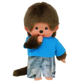 Monchhichi Junge mit Jeans 20cm, Sekiguchi SEKIGUCHI - Blau