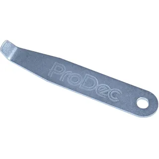 ProDec PCAC001 Universal Lackdosenöffner für schnelles und einfaches Öffnen von allen Metall- und Kunststoff-Lackdosen, robuste Stahlkonstruktion, silber
