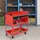 Homcom Werkzeugwagen Metall 82 x 35 x 76 cm rot/schwarz