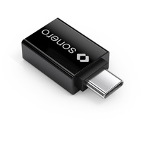 Sonero U-A101 USB-Adapter (USB-C Stecker auf USB-A Buchse) schwarz X-UA101