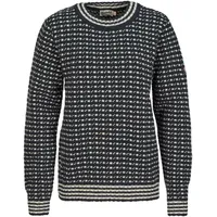 Devold Islender Refined Pullover Ink/Offwhite XXL
