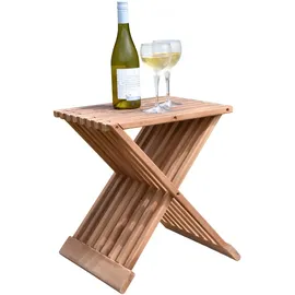 Garden Pleasure FANI Gartentisch 39 x 29 x 44 cm Teak natur
