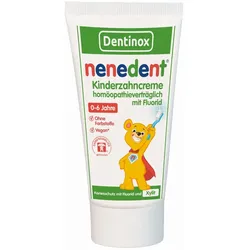 Dentinox nenedent Kinderzahncreme homöopathieverträglich mit Fluorid 50 ml Zahncreme