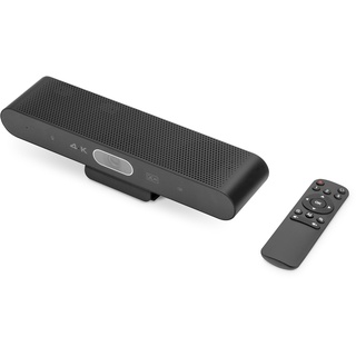 Digitus 4K All-In-One Video Bar - Videokonferenz-System, Konferenzgerät, Schwarz