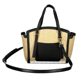 Valentino Demetra Henkeltasche Kunstleder Beige/Black