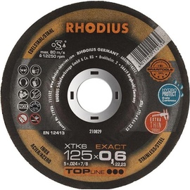 Rhodius Trennscheibe XTK6 EXACT D115x0,6mm gerade INOX Bohrung 22,23 mm