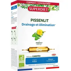 Super Diet Pissenlit Ausscheidung Bio Ampulle