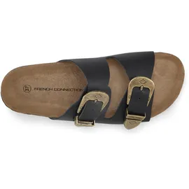 French Connection Mule Damen Gold/Schwarz 39