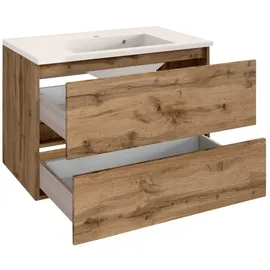 Möbel Boss Waschtisch Baabe 80 x 56 x 47 cm Braun