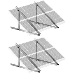 VEVOR 114cm Solarpanel Halterungen Solarmodul Halterung Balkonkraftwerk 2er-Set