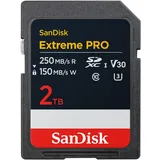 SanDisk Extreme PRO R250/W150 SDXC 2TB, UHS-I U3, Class 10 (SDSDXXD-2T00)