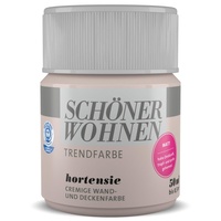 Schöner Wohnen Trendfarbe Wandfarbe Deckenfarbe Hortensie Farbtontester 50 ml