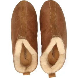 SHEPHERD Hausschuhe Hausschuhe Lammfell - Braun - 37