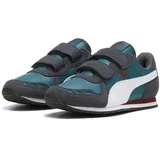 Puma Cabana Racer SL 20 PS Sneaker mit Klettverschluß Kinder 17 - cold green/puma white/galactic gray/intense red 30