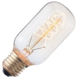 Kohlefaden Glühbirne Röhrenlampe | Große Fassung E27 | 40W Gold