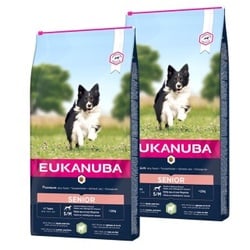 EUKANUBA Senior Small & Medium Breed Lamm & Reis 2x12 kg