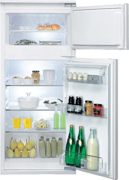 BAUKNECHT KDI 12S2 Kühlgefrierkombination (E, 182 kWh, 1220 mm hoch, Weiß)
