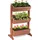 Goplus Blumentreppe 71 x 38 x 105 cm Braun