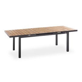 Niehoff Nantes Ausziehtisch Aluminium/Teak 180/240x100 cm,