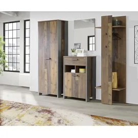 Forte Clif Garderobenschrank 67 x 41,6 x 201,5 cm braun