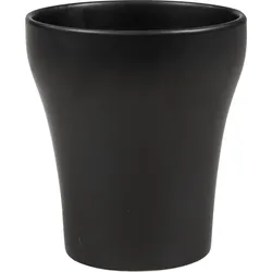 Wikholm form Design Pflanzgefäß / Blumentopf Keramik schwarz ⌀ 14 x H 16 cm
