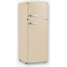 Severin RKG 8933 Retro-Kühl-Gefrierkombination (206 l, 1460 mm hoch, Creme)