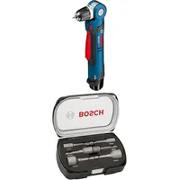 Bosch Professional 12V System Akku Winkelbohrmaschine GWB 12V-10 (ohne Akkus und Ladegerät, in L-Boxx) + 6tlg. Steckschlüssel-Set für Sechskantschrauben