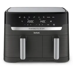 Tefal EY905B10 Easy Fry & Grill Dual XXL – Doppelschubladen, 8,3 l, Edelstahl