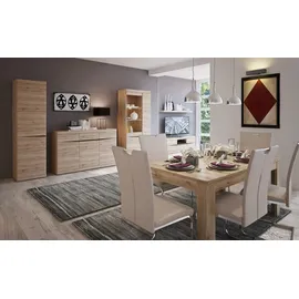 Möbel Kraft Stauraumelement 54 x 196,6 cm Weiß