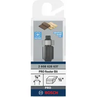 Bosch Laminat-Bündigfräser, 1/4" Ø 12,7 mm, L 12,7 mm,