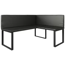 Vicco Eckbank, Schwarz, 120 x 150 cm,